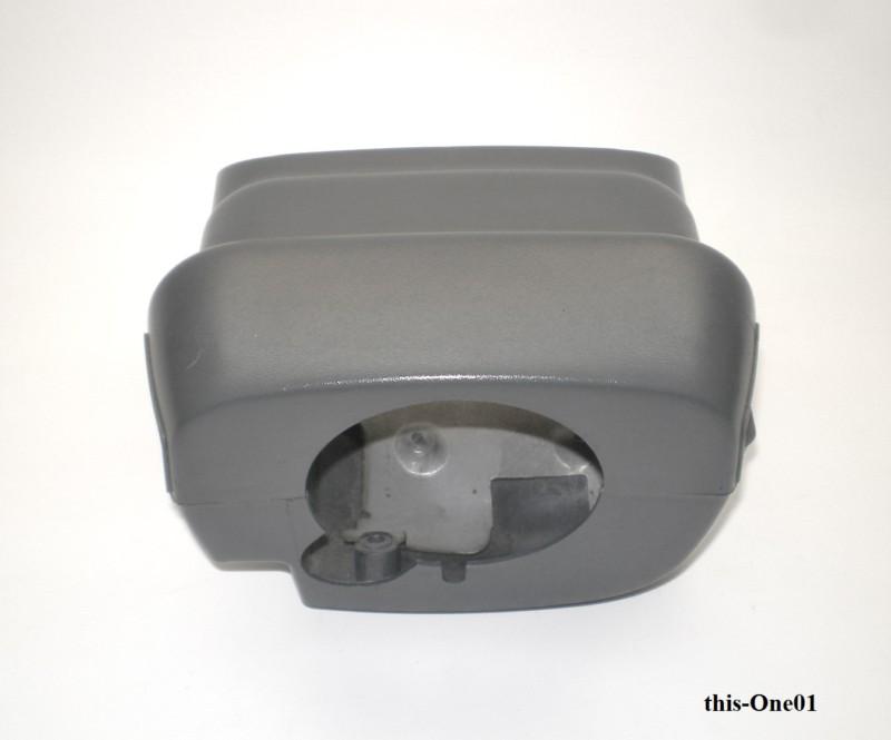 92-95  honda civic steering wheel column cover oem gray ignition crx hatchback