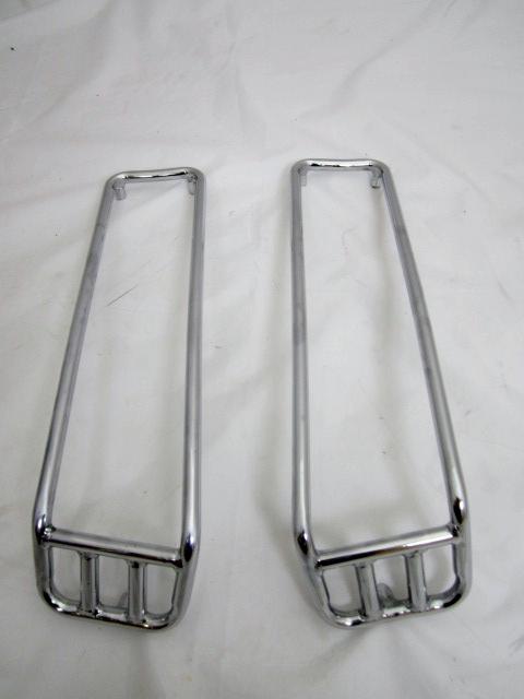 Hard saddlebag saddle bag lid trim rails for harley hd rack road glide hd3b