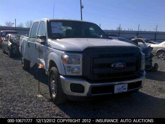 09 10 11 12 ford f250 super duty l. side view mirror 557464