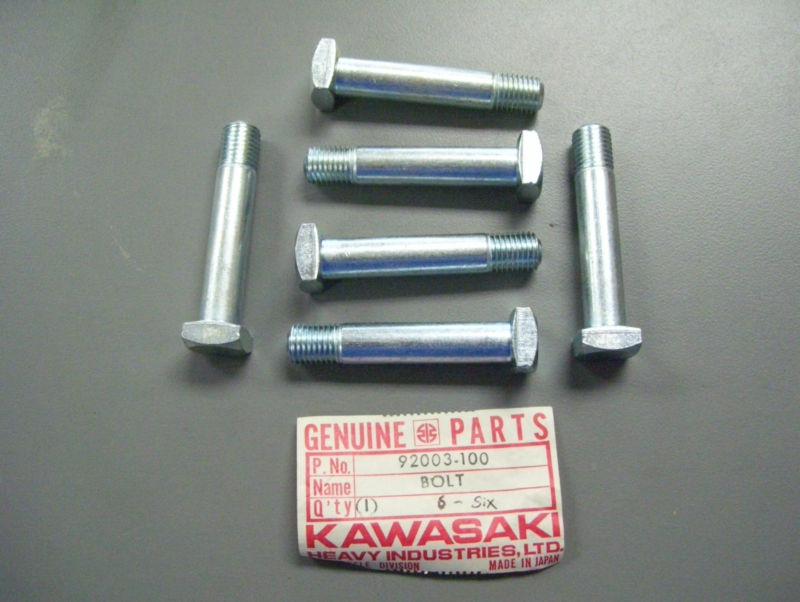 Nos kawasaki oem# 92003-100 (6) rear sprocket bolts 73-75 z1