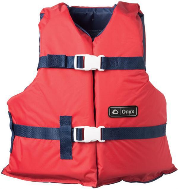 Full throttle youth's 50-90lbs general purpose vest red/navy 3352-0131