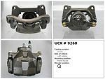 Undercar express 10-19268 front left rebuilt caliper with pad