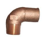 Crusader 90 degree 3/4" npt x 1" barb elbow 727003