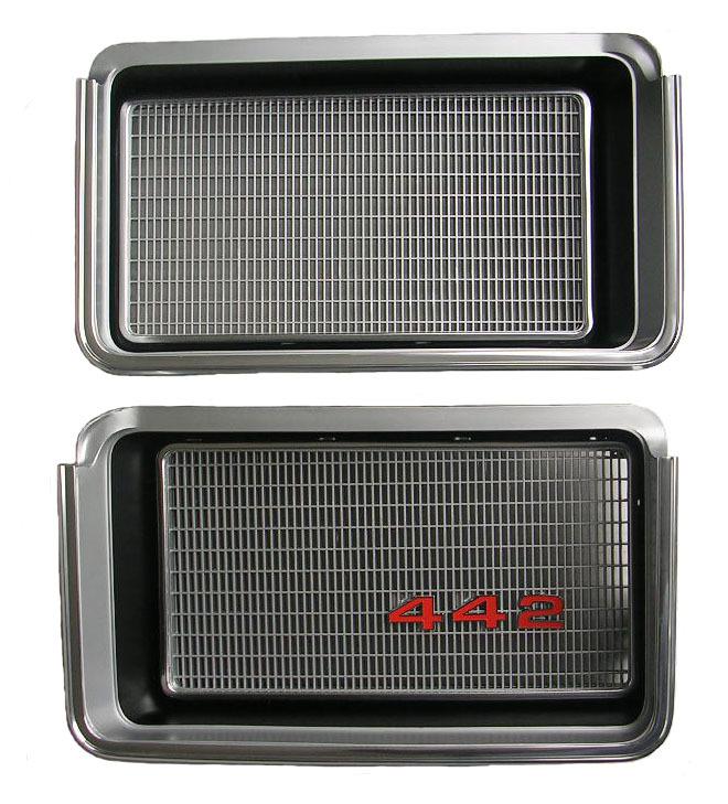 1972 72 cutlass 442 grille set with numbers !