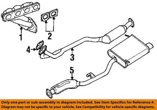 Bmw oem 18101433388 exhaust muffler