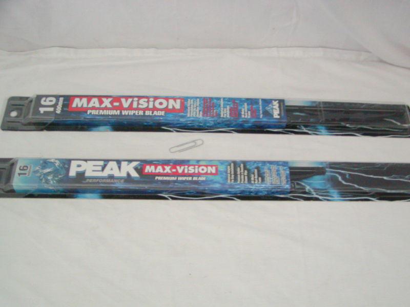 Two (2) 18" peak max-vision premium wiper blade mxv161 free first class shipping