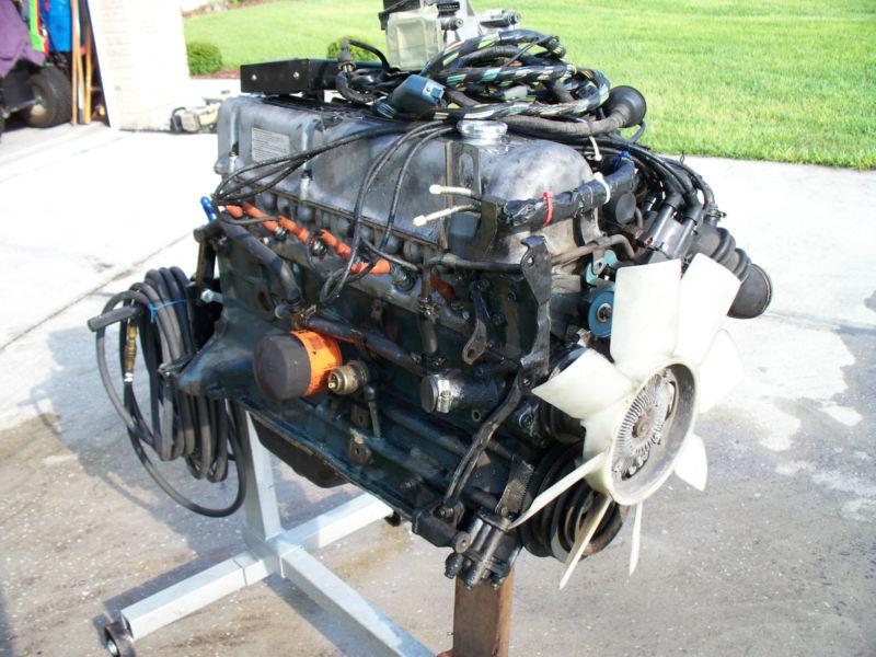 Nissan maxima 1984 engine 2.4l with ecu and ecu wiring harness 