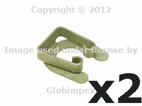 Bmw e32 e34 e36 (1988-2003) door stop pin clip (2) genuine + 1 year warranty