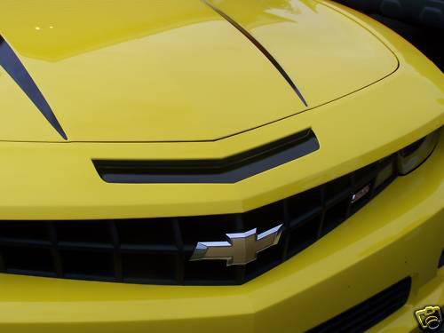 2010-12 chevrolet camaro mailslot/hood decal overlay/blackout *u pick color*