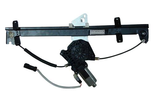 Tyc 660220 dodge rear left replacement power window motor and regulator assembly