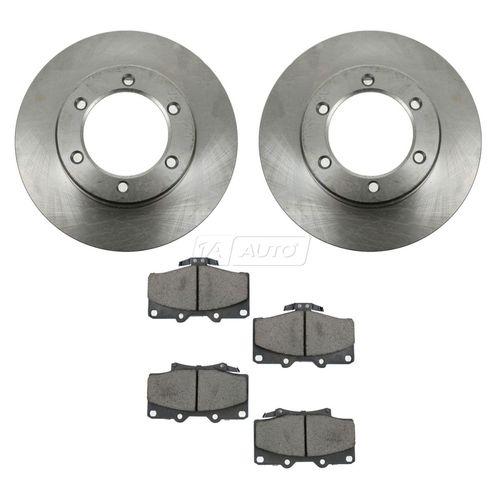 Brake pad & rotor kit ceramic front for toyota 4runner t100 new