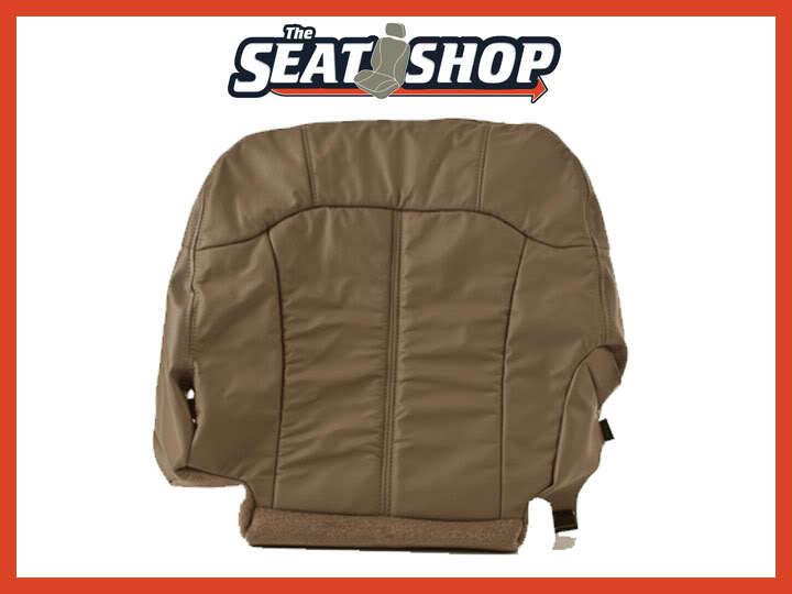 2001 chevy  silverado leather driver bottom seat cover med neutral (tan)