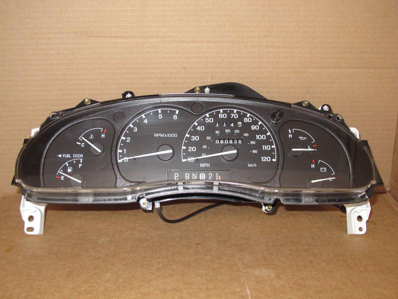 1999 99 2000 00 ford ranger truck explorer mountaineer speedometer cluster 80k