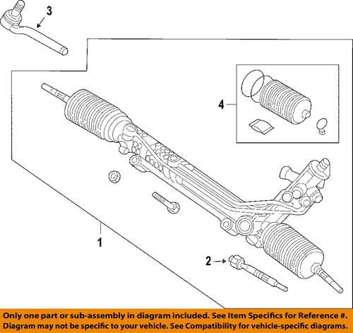 Land rover oem qfk500030 steering tie rod end/tie rod