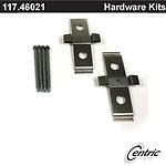 Centric parts 117.46021 front disc hardware kit