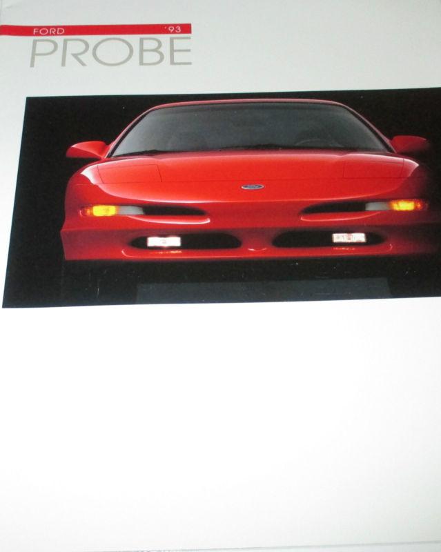 1993 ford probe brochure  