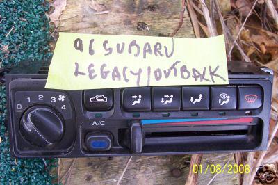 96 - subaru - legacy -   ac / heater controler