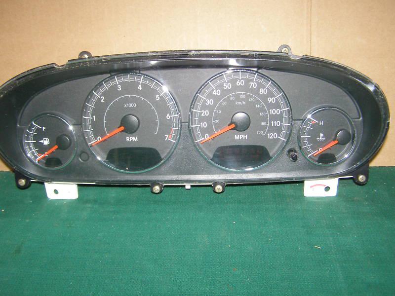 2004 2005 2006 chrylser sebring speedometer cluster  52k  convertible  sedan