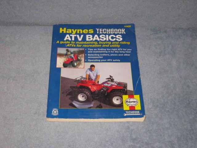 Haynes techbook atv basics guide book