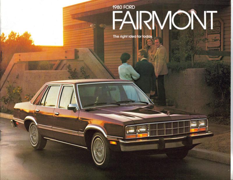 1980 ford fairmont sales brochure folder original excellent condition b24