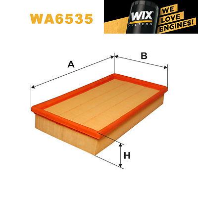 1x wix air filter wa6535 - eqv to fram ca5929