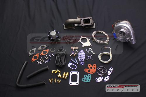 89-90 240sx s13 silvia ka24e single cam top mount cast t3 turbo set up kit 400