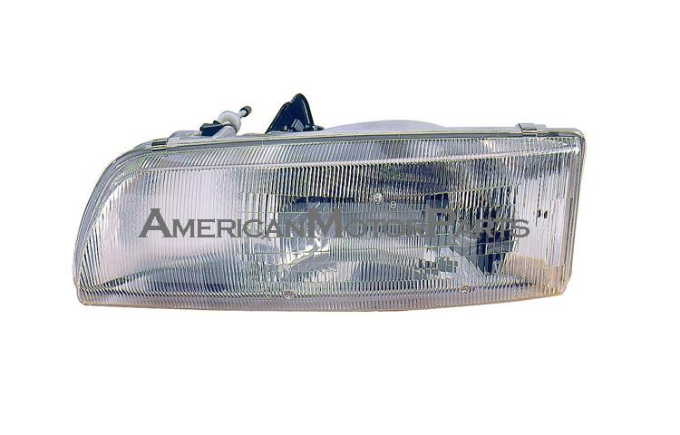 Right passenger side replacement headlight w/o fog lamp 91-93 toyota previa