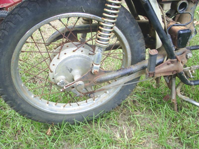 1972 honda cl350 scrambler rear wheel