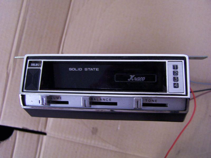 Kraco 8 track auto stereo