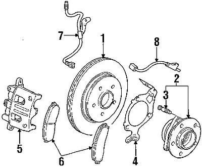 Chevrolet 22666578 genuine oem factory original rotor