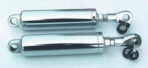 Lowered chrome shocks harley softail flst flstc heritage flstf fat boy 1986-1999