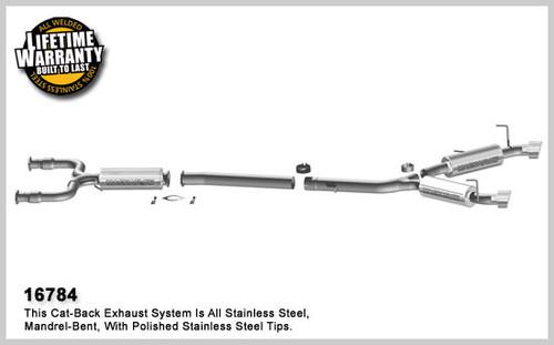 Magnaflow 16784 nissan 350z stainless cat-back system performance exhaust