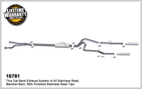 Magnaflow 16781 nissan truck titan stainless cat-back system performance exhaust