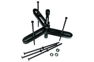 New motion pro crankcase separator, black, 6 mm and 8 mm mounting bolts