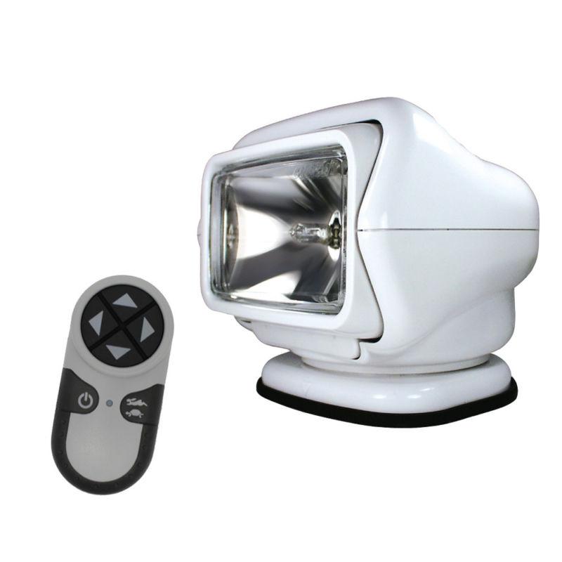 Golight hid stryker searchlight 12v w/ wireless handheld remote - white 30001