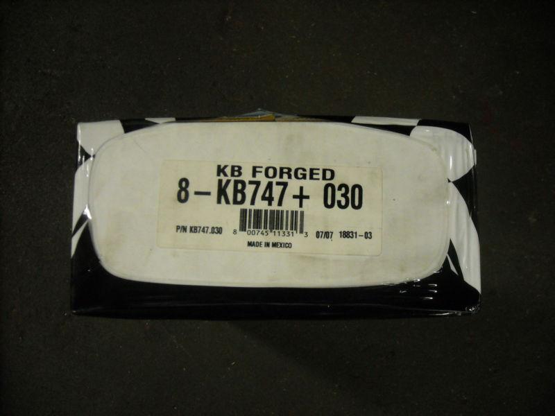 Kb747 forged 302 long rod pistons