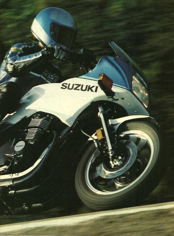 1983 suzuki gs550 es motorcycle road test with dyno specs 7 pages gs 550