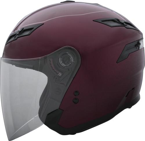 G-max gm67s motorcycle helmet wine red medium