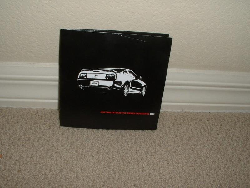 2005 ford mustang interactive owner experience cd-rom