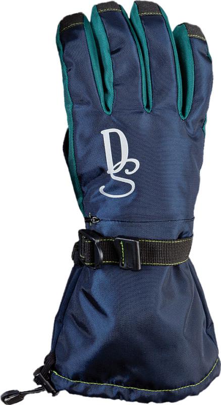 Divas snowgear divine ii womens gloves blue/green x-small