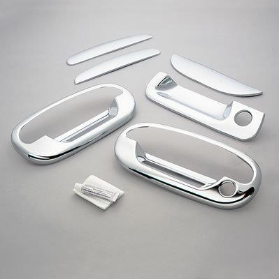 Putco 401123 door handle trim abs plastic chrome ford f-150 pickup pair