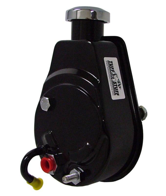 Tuff stuff power steering pumps 6176b saginaw p series black powdercoated -