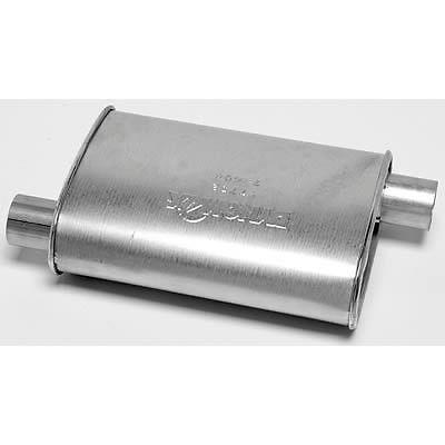 Walker exhaust muffler super turbo 3" inlet/3" outlet steel aluminized each