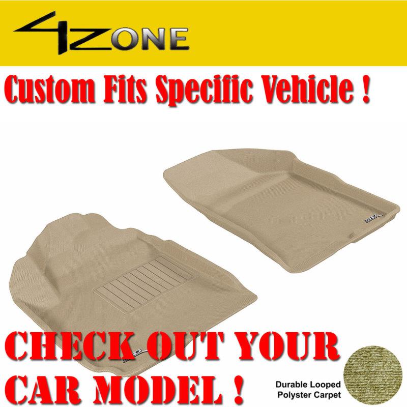 Santa fe molded car carpet auto floor mat front seats all weather waterproof