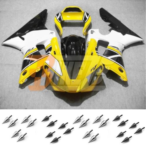 Free bolt kit! body fairing kit bodywork for yamaha yzf 1000 r1 2000 2001 ad