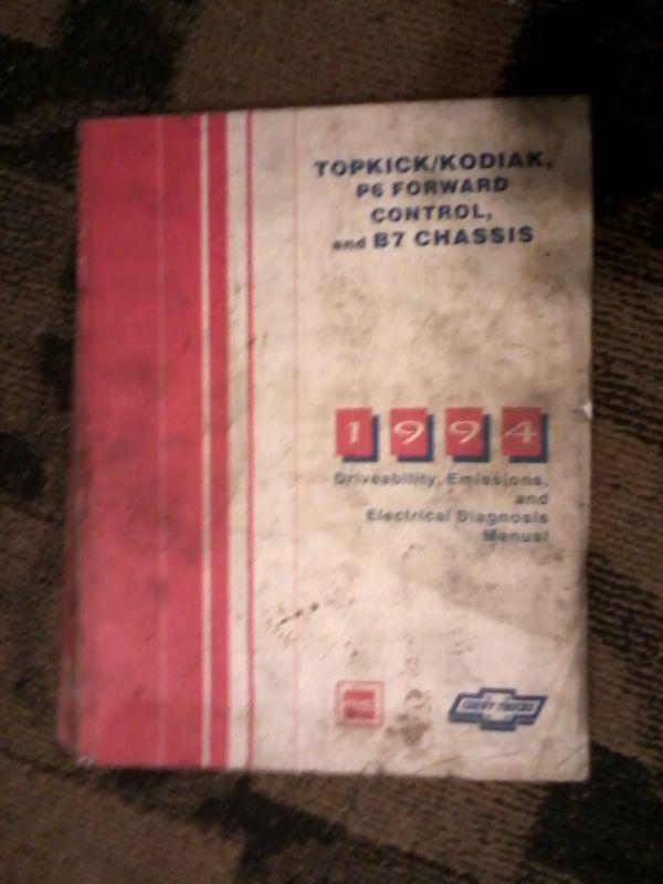 1994 chevy gmc topkick kodiak truck bus factory service manual oem