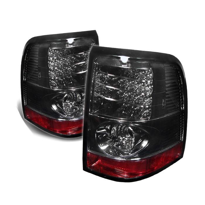 Tln ford explorer 4dr (except sport trac) 02-05 led tail lights - smoke