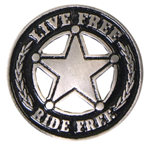 Sheriff badge biker pin new  new