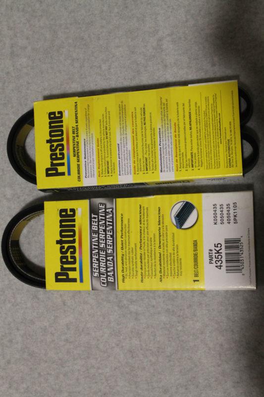 Prestone 435k5 serpentine belt - brand new