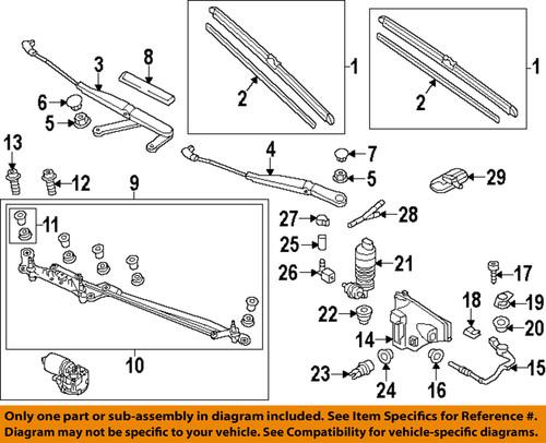 Volkswagen oem 7p0955425b windshield wiper blade/wiper blade